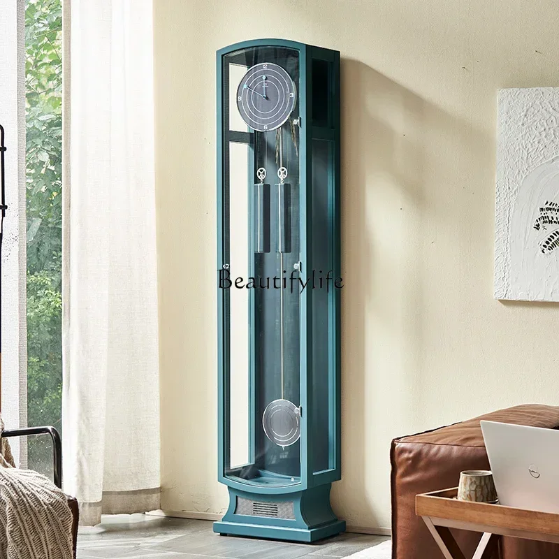 New arrive  Modern simple and stylish floor clock, living room home smart music timekeeping decoration ornament