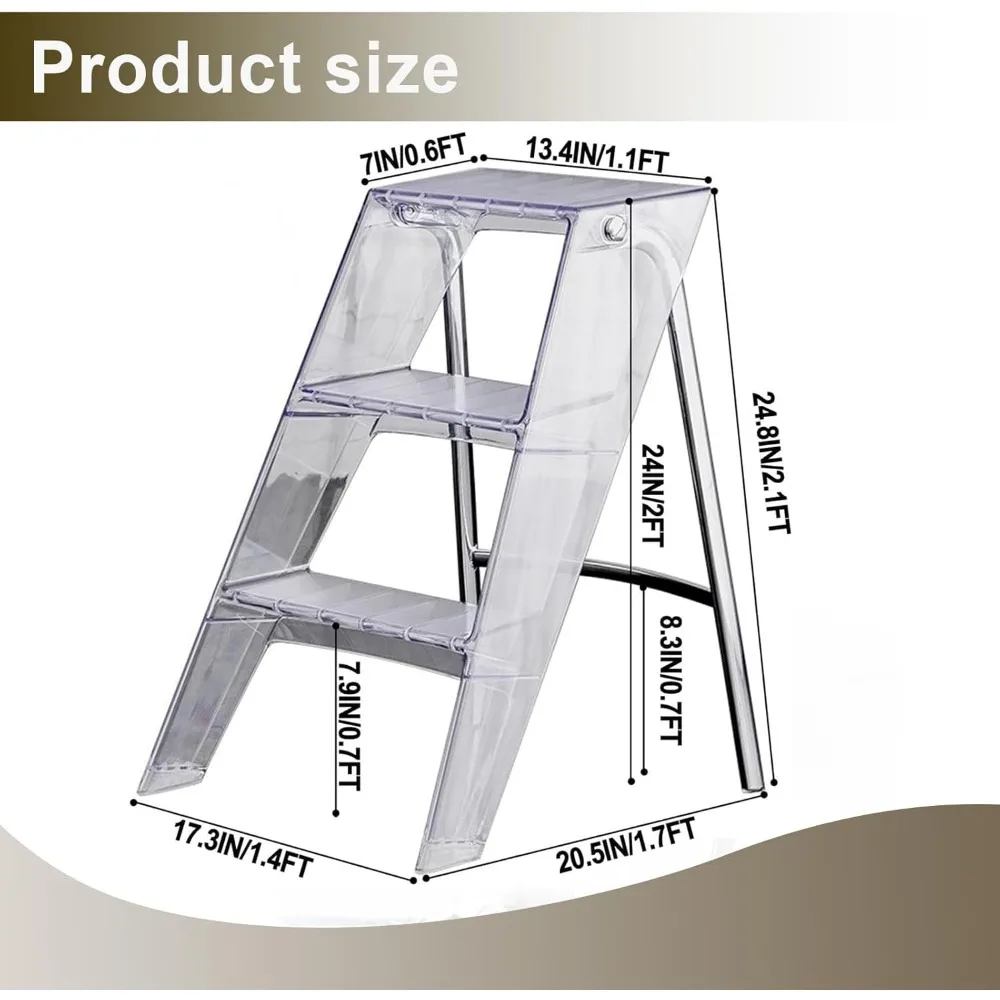 تابوريتي دي إسكاليرا دي أكريليكو دي 3 بيلداونوس (نارانجا، 19x31x6 بولغاداس) #3