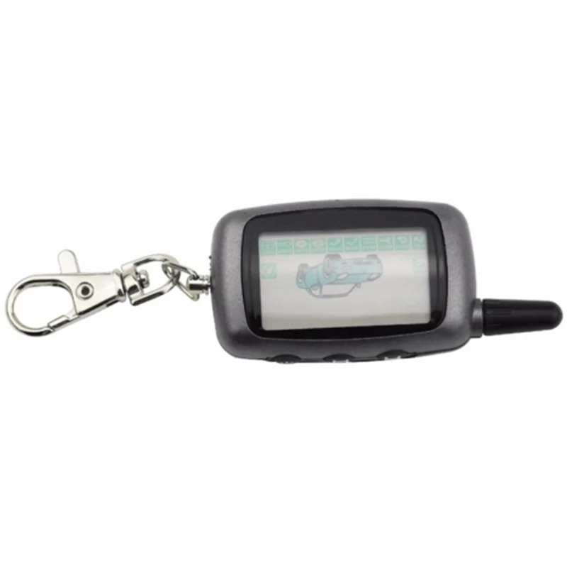 A9 LCD Remote Controller Keychain For Vehicle Security Two Way Car Alarm StarLine Car Stying