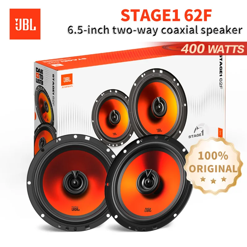 Jbl alto-falante de áudio do carro 6.5 polegadas alto-falante coaxial 400w potência carro agudos midrange subwoofer alto-falante estéreo genuíno jbl carro alto-falante