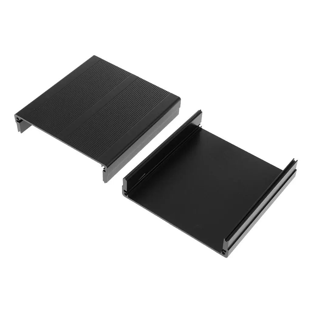 علبة الضميمة الخارجية الألومنيوم البناء الإسكان الإلكتروني لوحدة التحكم أمبير العارض PCB DIY المشاريع #6