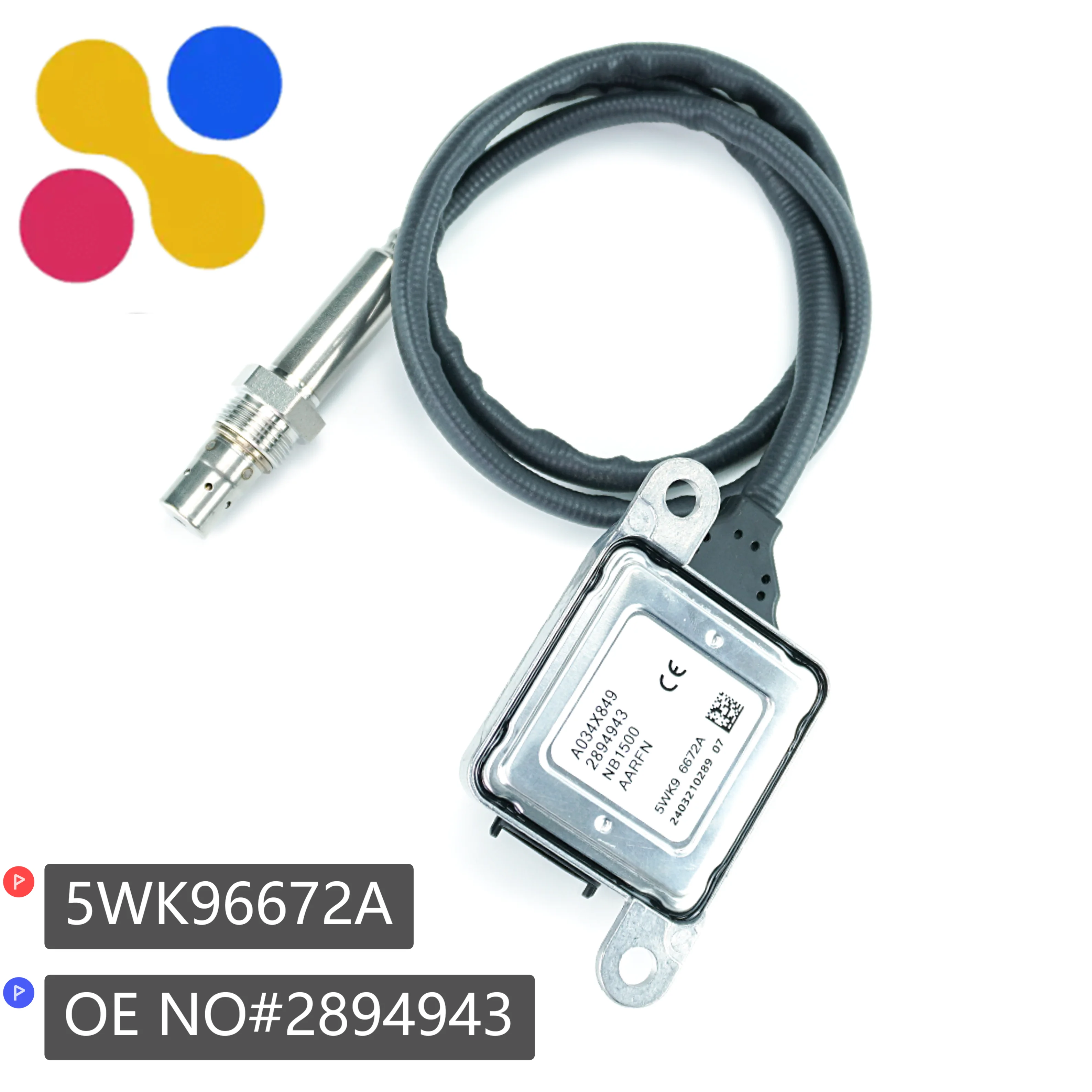 

2894943 5WK96672A Genuine NEW Nitrogen Oxide NOX Sensor Factory Outlet For Cummins ISB 6.7L ISX 11.9L ISX 15-14.9L