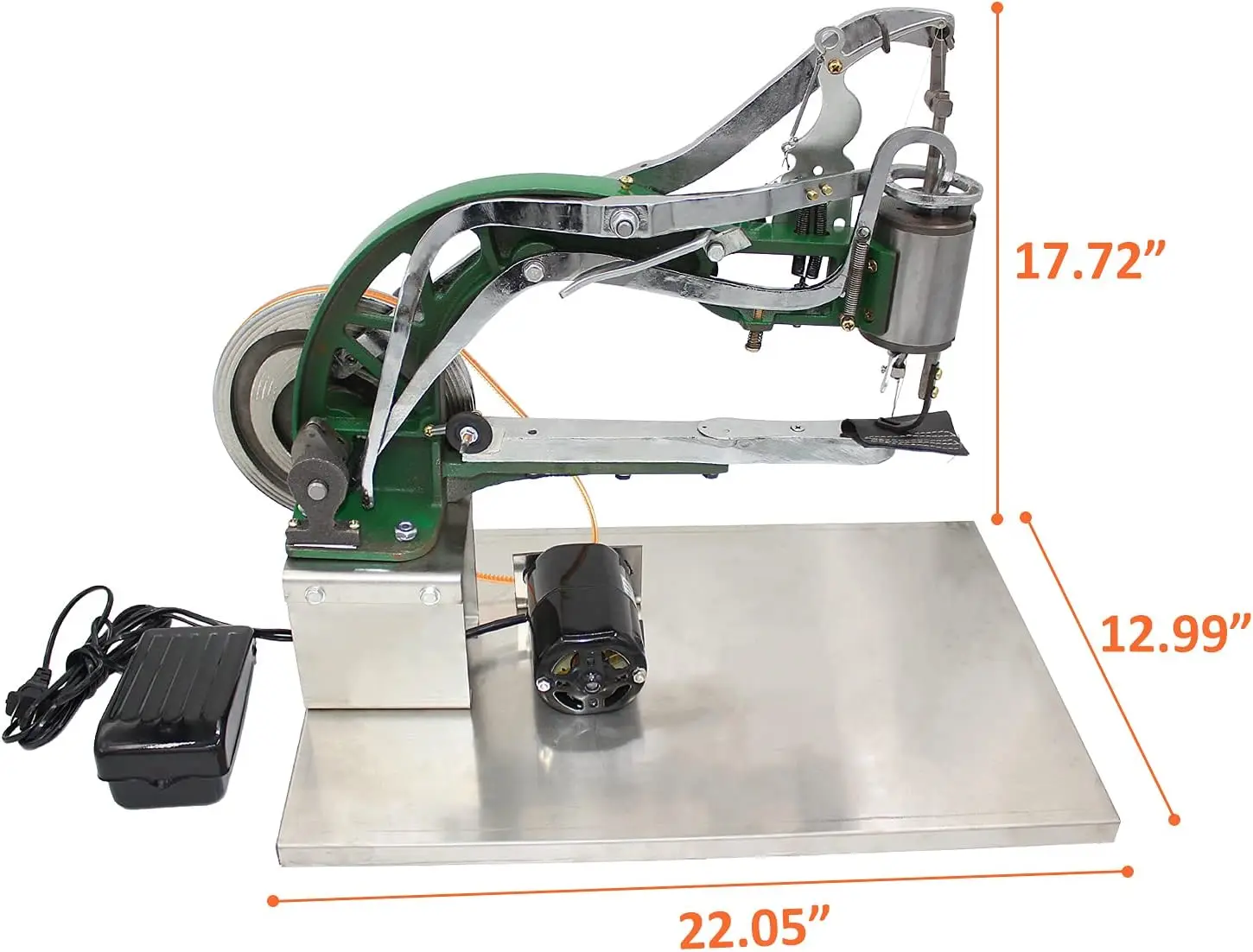 2021 Cobbler Sewing Machine 110V 250W Motor With Stainless Steel Base Eletrical And Manual Sets Leather Sewing Machine For