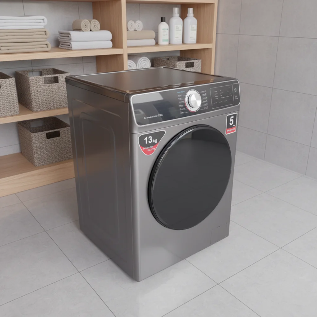 

13kg 220V Automatic Stainless Steel Front Loading Heat Pump Tumble Spin Function For RV Household Use Energy Efficient Class