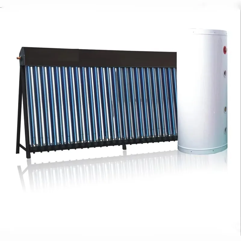 

[Hot Sale] Copper-Pipe Split Balcony Solar Water Heater With Pressure Solar Collector System U Heat Pipe Water Heating System