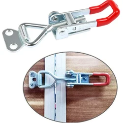 Pull Latch Clamp Latch 360Lbs Capacity Adjustable Quick Release Draw Latch for Door Latch Hook Toggle Clamp