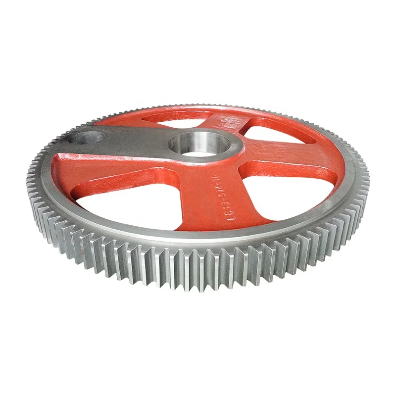 Rotary Dryer Casting Large Gear Wheel Custom Heavy Duty Rolling Big Gear Wheel