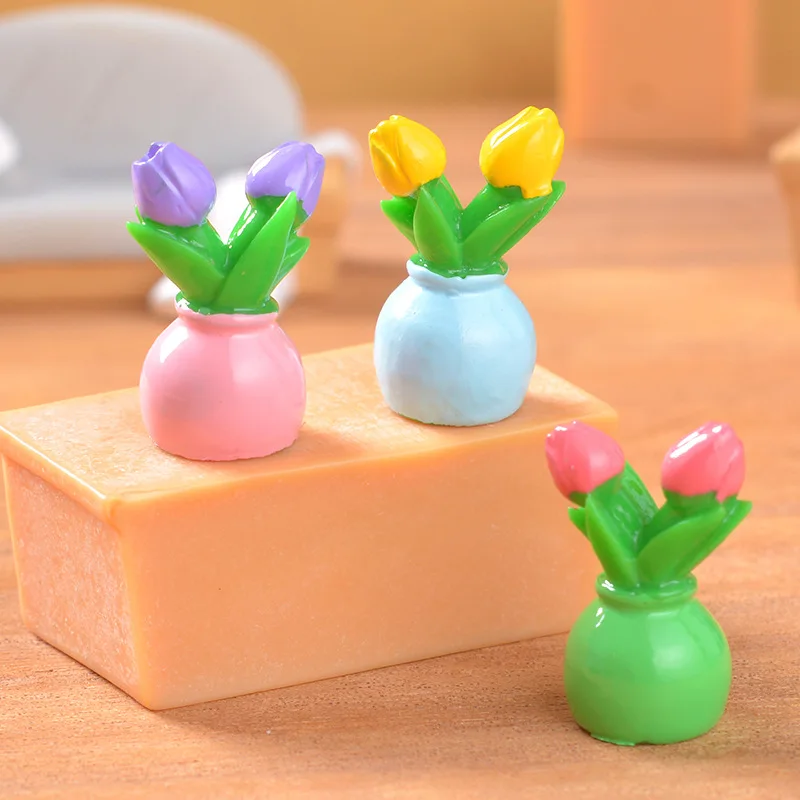 100 Kawaii Mini Resin Cartoon Animal Duck Goose Garden Miniatures Terrarium Figurines Home Decor DIY Crafts Accessories