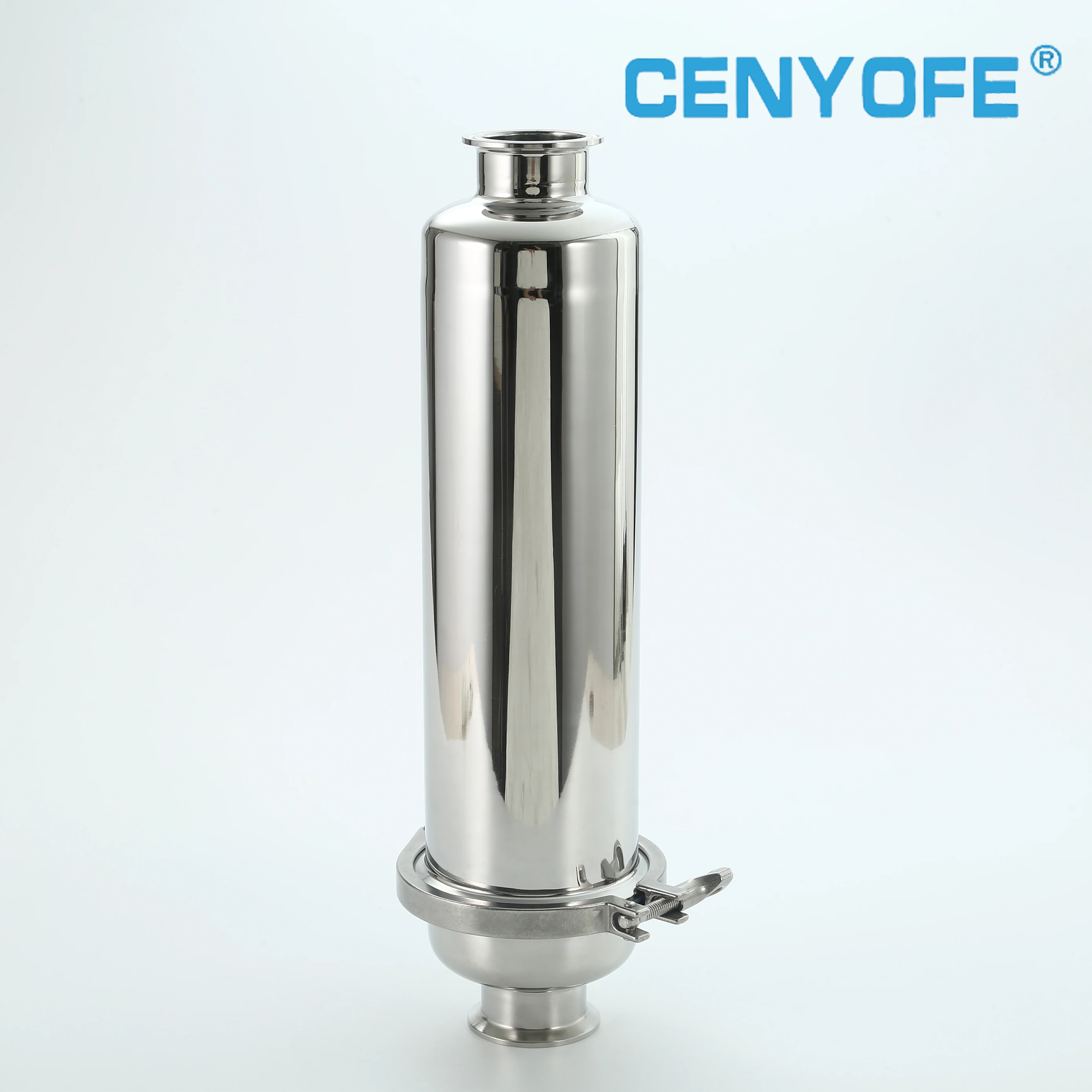 304 Rvs Quick Installatie Pijplijn Filter, Spiegel Oppervlak Filter Scherm, Rechte Door Vloeibare