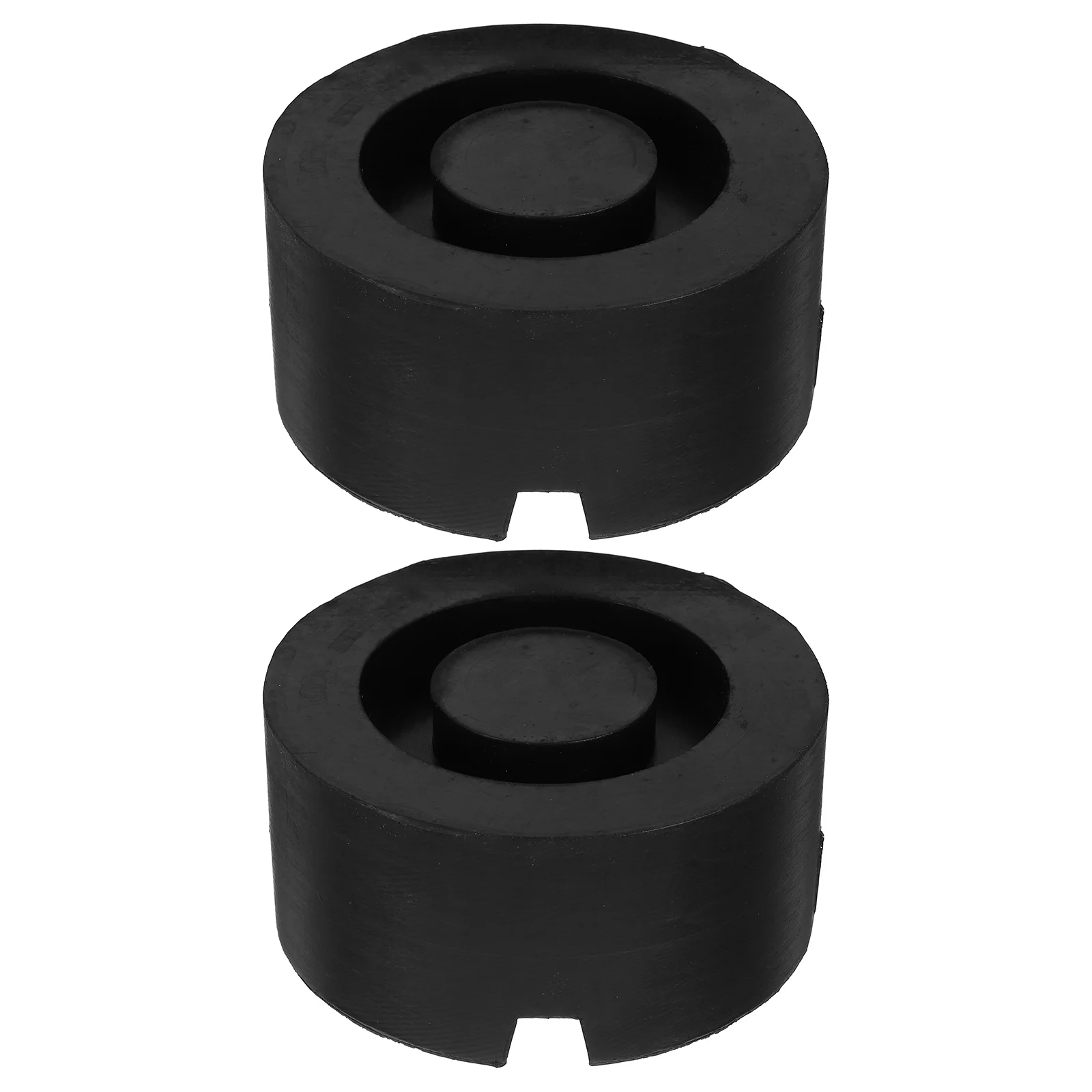 Almohadilla de goma para suelo de coche, soporte Circular para marco de soporte, placa Base de botella de elevación de riel, 2 uds.