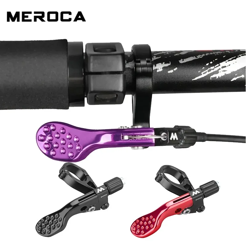 

MEROCA Bike Lift Seatpost Controller Mtb Seatpost Lift Switch Aluminum Alloy With Cable For 22.2mm Handlebar Bicycle accessories