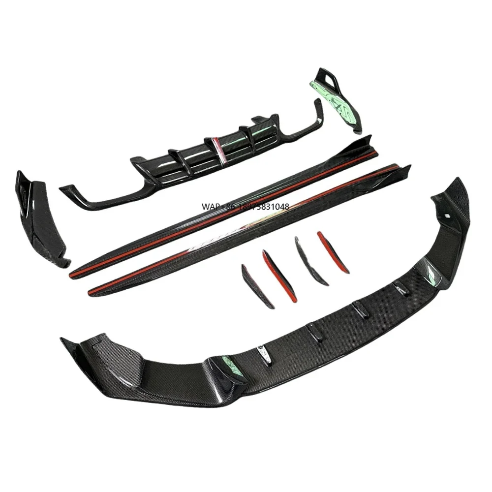 For F97 X3M Body Kit Upgraded Carbon Fiber Front Lip Diffuser Side Skirt Rear Diffuser Spoiler for Specific Models