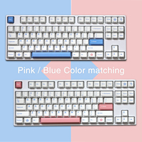 PBT GMK Fuyu Keycaps Cherry Profile GMK Clone Dye Sublimation Keycap For MX Switch Mechanical Keyboard 61/68/75/84/87/96/980