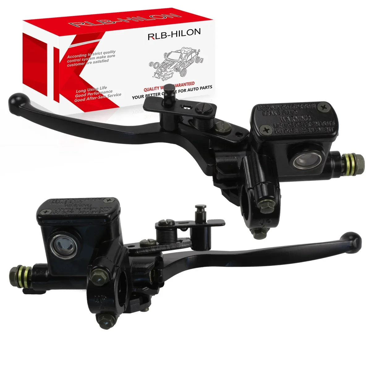 Kolu ile fren hidrolik debriyaj pompası GY6 150cc 250cc ATV motosiklet aksesuarları için park kilidi sol veya sağ