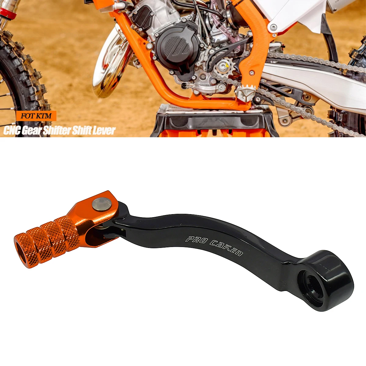 

For KTM SX XCW EXC 85 125 150 For Husqvarna TC TX TE 2017 2018 2019 2020 2021-2023 CAKEN Motorcycle CNC Gear Shifter Shift Lever