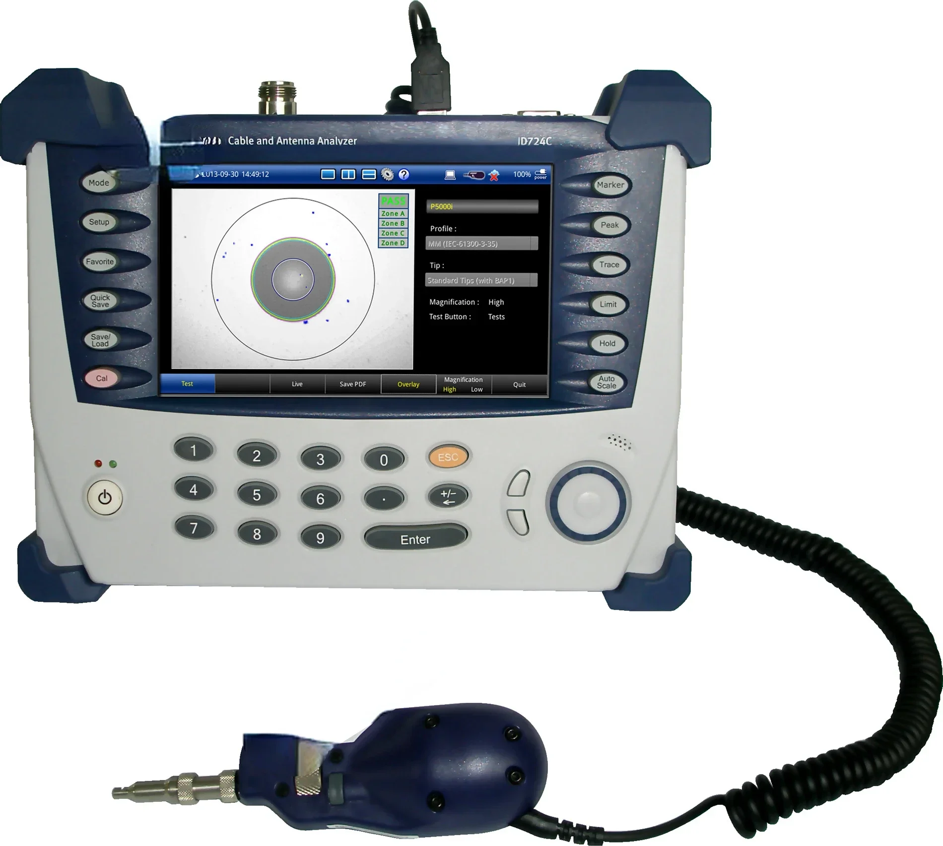 Оригинальный тестер проводов серии JDSU Jd720c, анализатор кабелей и антенны