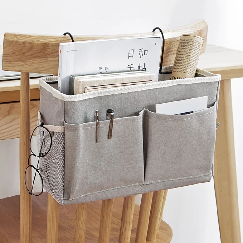 

Aesthetic Multifunction Storage Bag Nordic Office Hanging Storage Bag Creative Pouch Magazines Remote Control Home Accessories