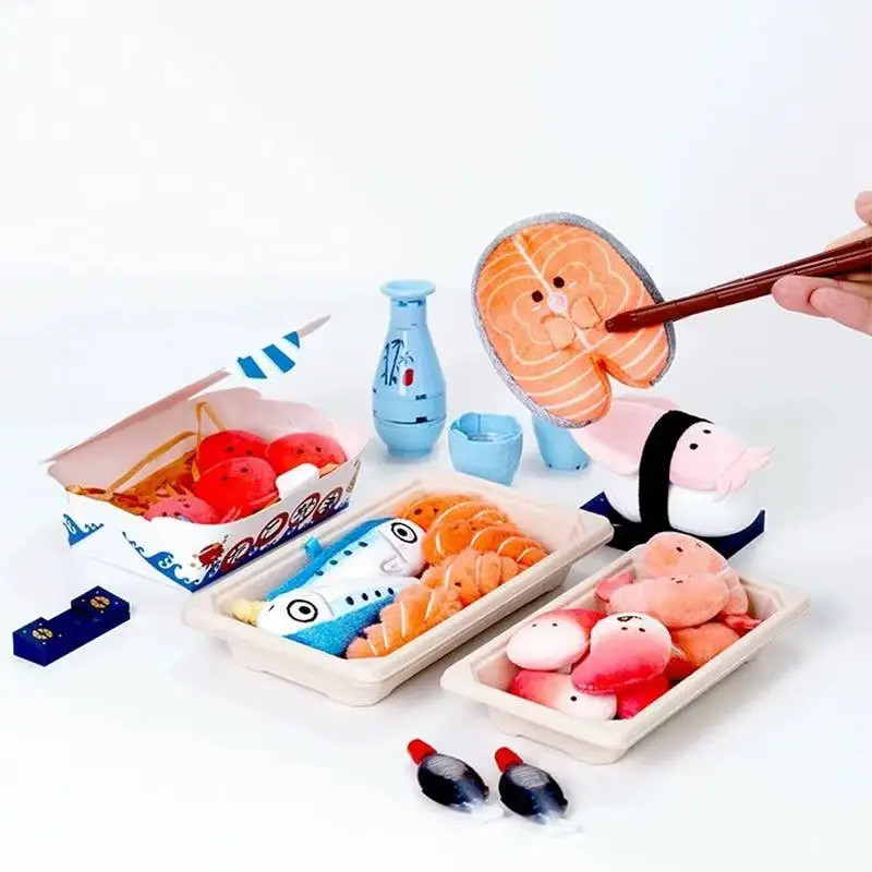 

Мягкая игрушка-подвеска в виде морепродуктов: моллюск, арктическая кукла, сардина, лосось, осьминог, рыбное филе. Кавайный подарок для детей.