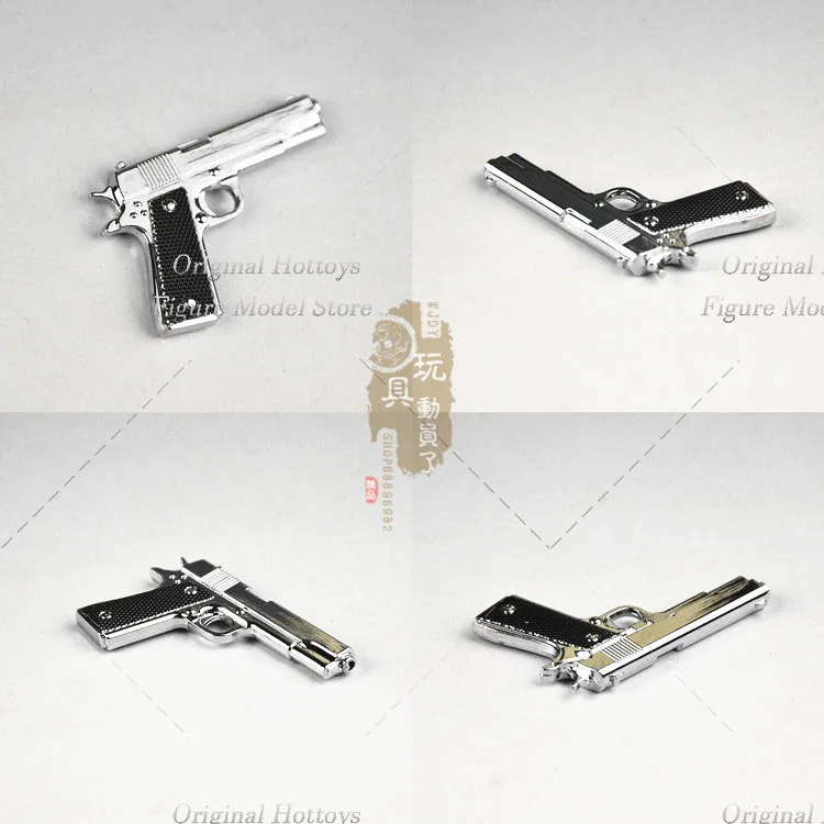 Modelo de pistola de soldado en miniatura, modelo de pistola pequeña, Desert Eagle P92 Colt, rueda izquierda Glock Python Fit, juguetes de figuras de acción de 12 pulgadas, 1/6