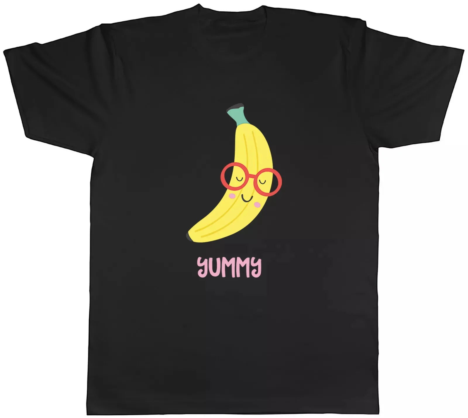 Cute Banana Mens T-Shirt Yummy Fruit Unisex Tee Size S-5XL