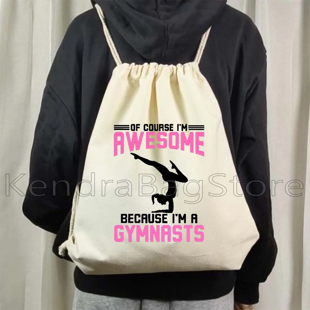 Liebe Turnerin Gymnastik Sport Yoga Pilates Pole Dance Tumblin Kordelzug Taschen Fußball Rucksack Gym Sackpack Geschenke String Bag