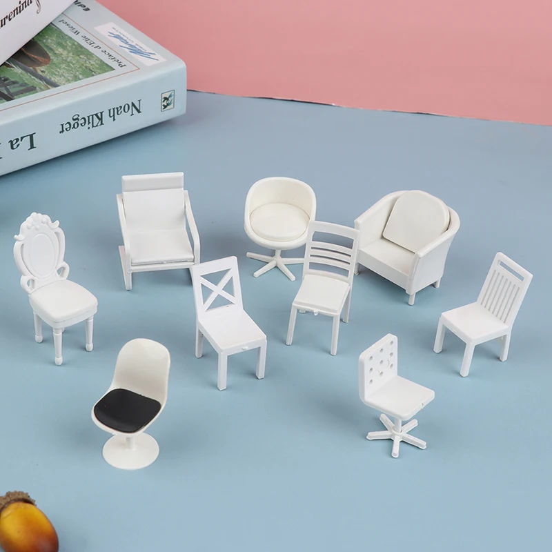 1Pc 1:20 casa delle bambole mobili in miniatura sedia divano sgabello modello casa delle bambole Decor Toy