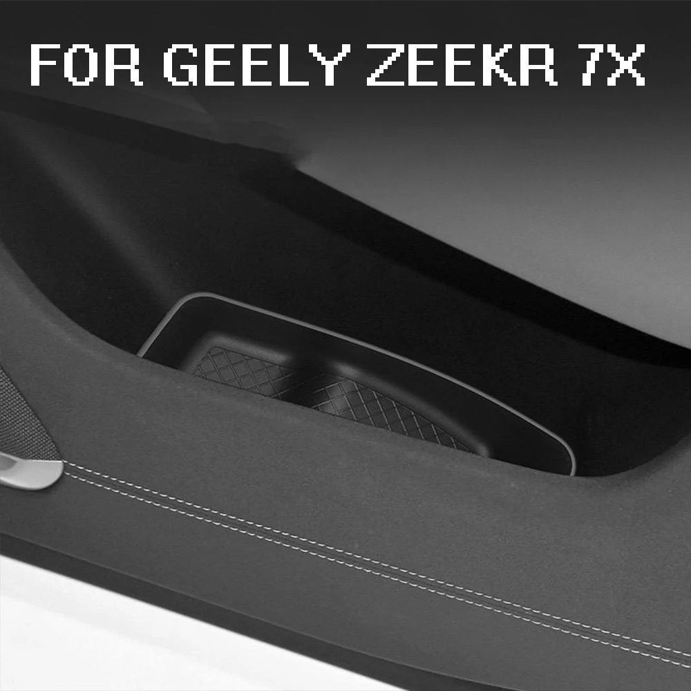 

For Geely Zeekr 7X 2025 Silicone Car Door Lower Storage Box Door Slot Cushion Storage Pocket Auto Modified Styling Accessories