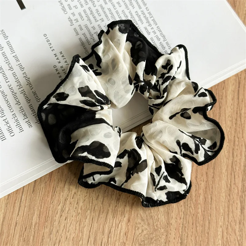 women\'s scrunchie new large scrunchie women\'s superior satin quality bun hair tie hair rope women\'s headwear