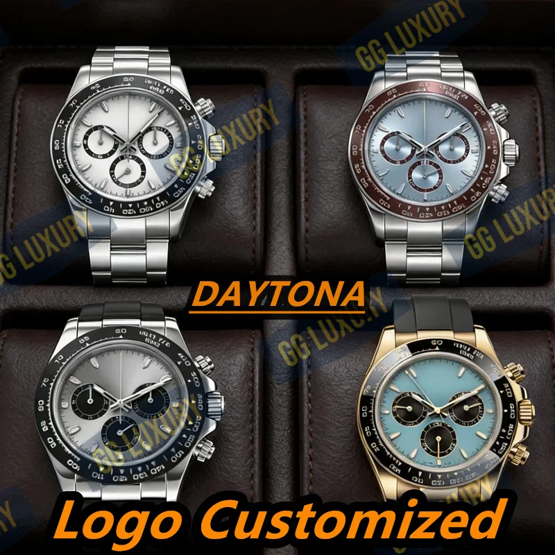 VSF Luxury Daytona Watch 4130/4131 Automatic Movement Watch Chronograph Dial Sapphire Glass Waterproof High-end Men's Watches