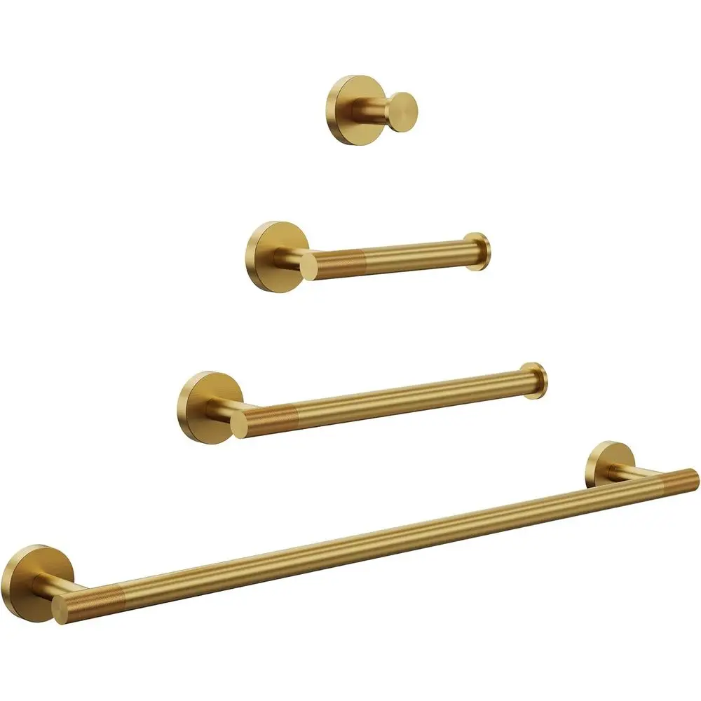 

Набор аксессуаров для ванной комнаты, комплект из нержавеющей стали с накаткой SUS304, вешалка для полотенец, кольцо, крючок для халата, держатель для бумаги, настенный монтаж