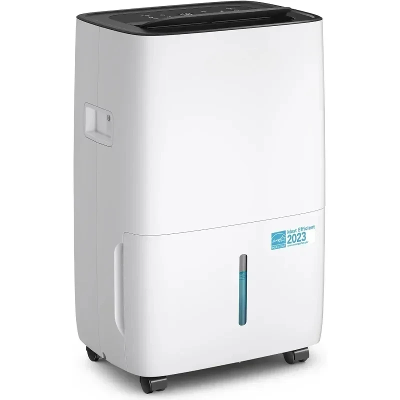 

80 Pints Most Efficient Energy Star Dehumidifier for Basement Drain Hose and 1.06 Gal Water Tank Smart Dehumidifiers