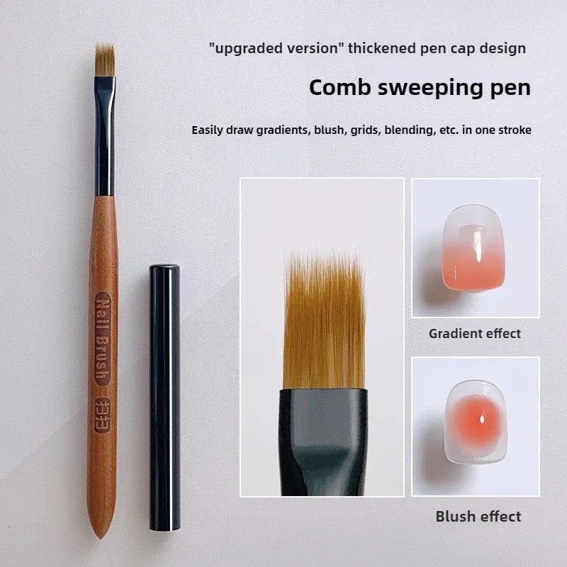 

Gradient Nail Art Brush Acrylic Nail Ombre Pen DIY UV Gel Brushes Painting Drawing Flowers Nails Brush Manicure Tools for Salon