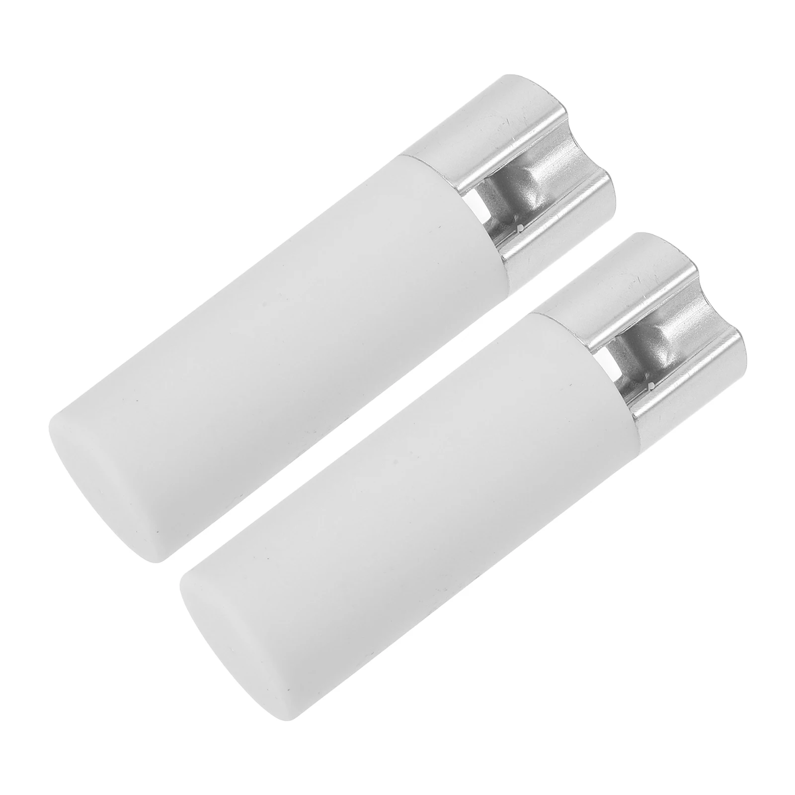 

2pcs Roller Handle White Pull End Plastic Knob Lightweight Easy Install Rounded Corner Vertical Blind Cord Weight