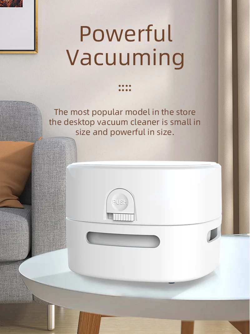 Cordless Handheld Vacuum Cleaner Household Portable Desktop Mini Vacuum Cleaner