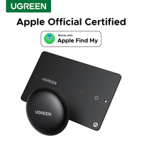 UGREEN Security SmartTrack Card Works with Apple Find My Wallet Bluetooth Tracker Phone Finder Water Resistant (iOS Only)
