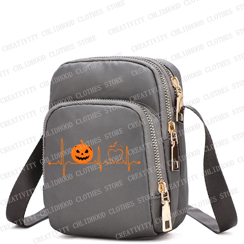 Halloween Shoulder Bags Jack Skellington Tote Bag Crossbody Bag Kawaii Cartoons Dog Underarm Casual Bags Collocation Trendy