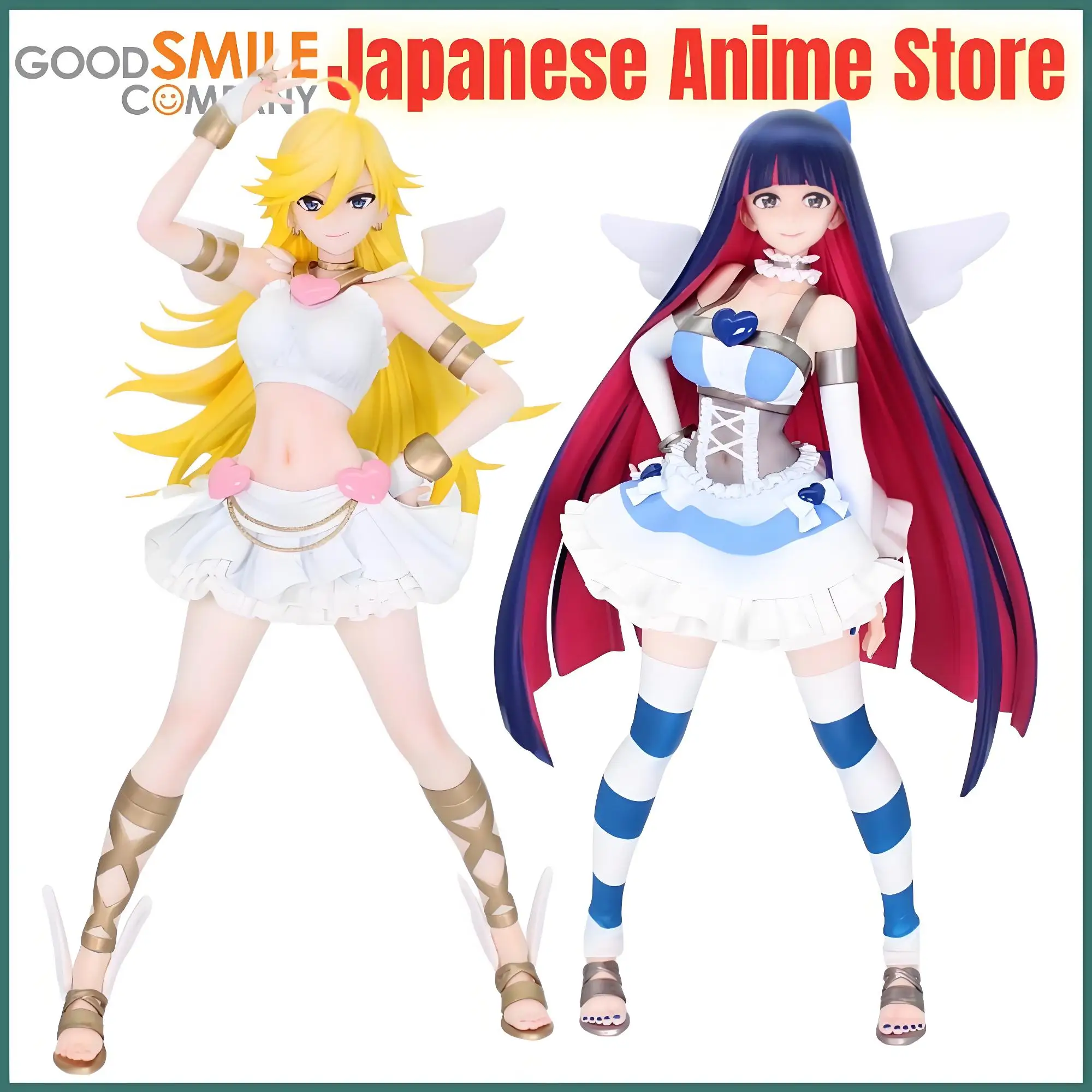 

Original BRILLIANT PANTY & STOCKING with GARTERBELT Anime Panty & Stocking Anime Figure Action Figurine Model Figuarts Collector