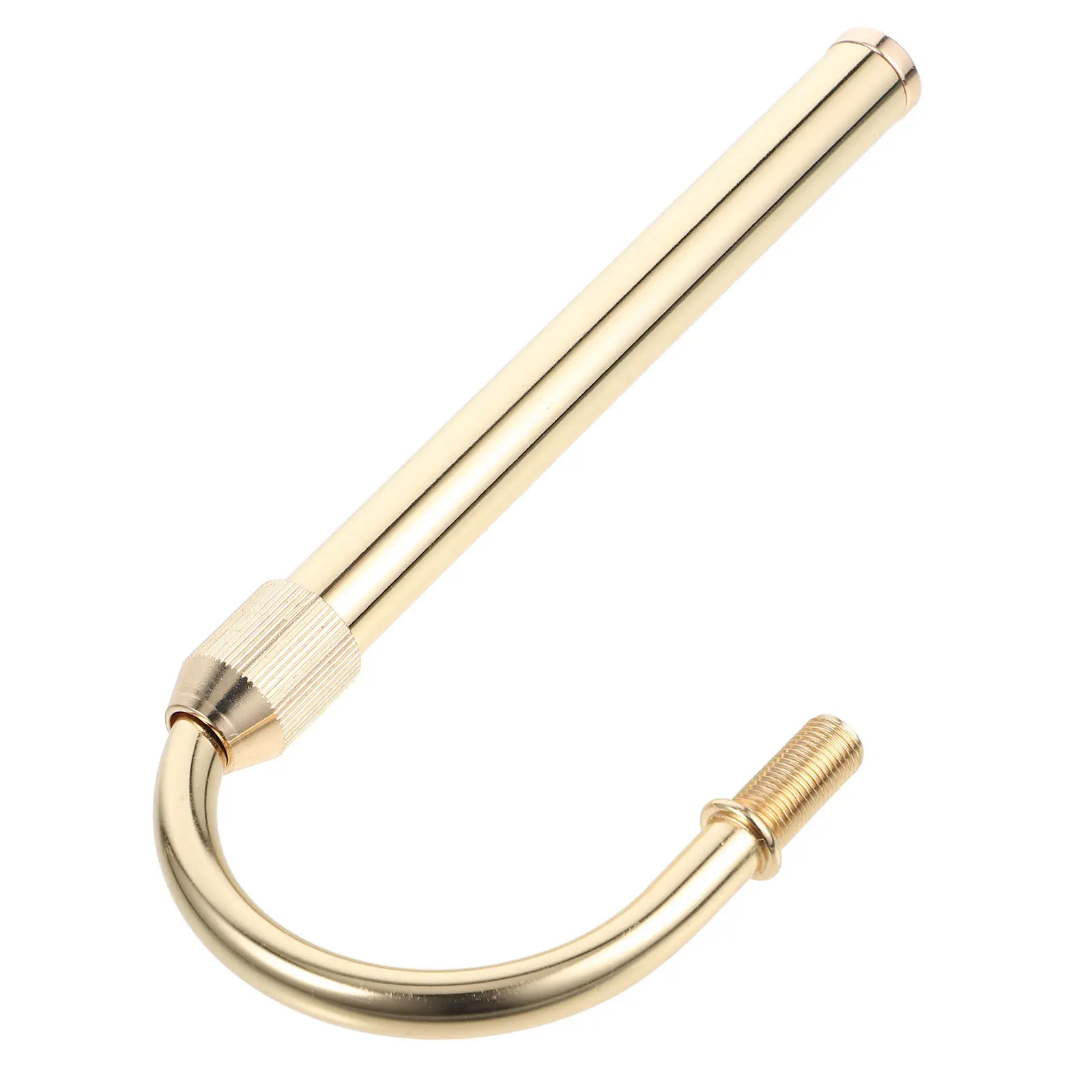 Aromatherapy Table Lamp Stem Golden Shade Harp Holder Curved Pipe Light Fixture Stems Threaded Lamp Parts DIY Assembly