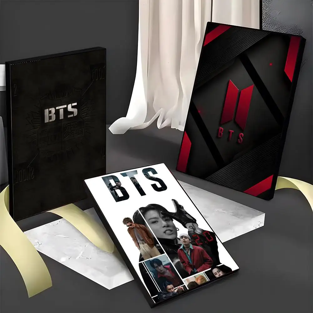 Pôster Hot-B-BTS-S para PC, Arte em Pôster HD, Impressão em Papel de Lona AAA com Estética Avançada, Arte de Parede para Sala de Estar e Decoração de Casa