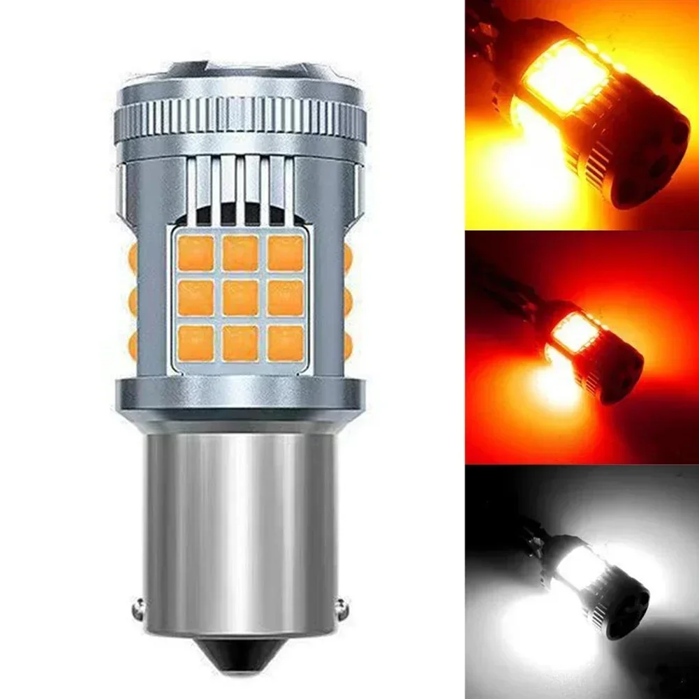 TCYATO 2pcs Automotive LED Brake Light 1156 1157 3030 36SMD Signal Lamp Modified Car Light Turn Signal with Fan