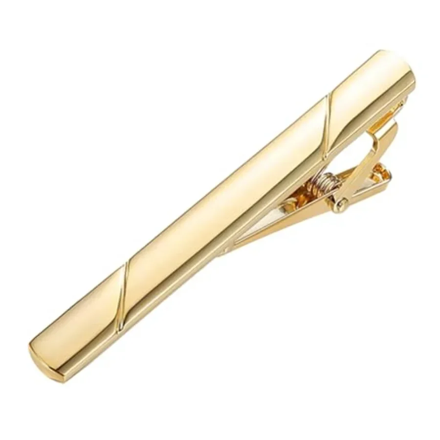 Clips de corbata minimalistas de acero inoxidable para hombre, pinzas para corbata, el mejor regalo para hombres, para negocios, fiestas, bodas.