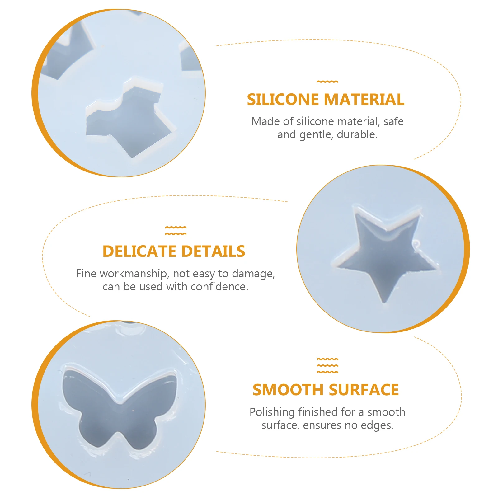 

6 шт., силиконовая форма для сережек, маленький размер, сделай сам, ручная работа, кристалл, эпоксидная форма для ушей, маленькая форма для подвесок, сделай сам, подарок ручной работы