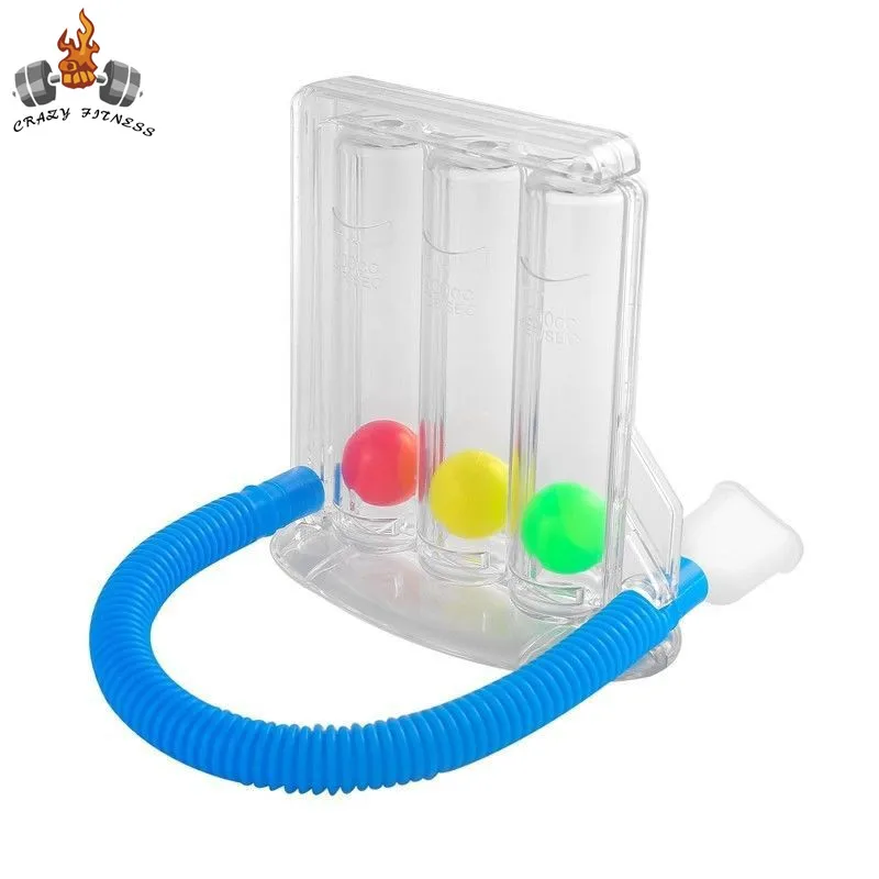 Deep Breathing Exercise 3 Ball Lung Function Breathing Trainer Vital Capacity Lung Function Improvement Rehabilitation Equipment