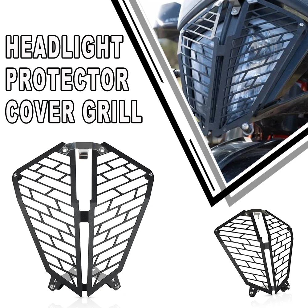 

2023 FOR 790 Adventure 790 R S 890 ADV 890 R 2019 2020 2021 2022 2023 Headlight Protector Grille Guard Cover Protection Grill