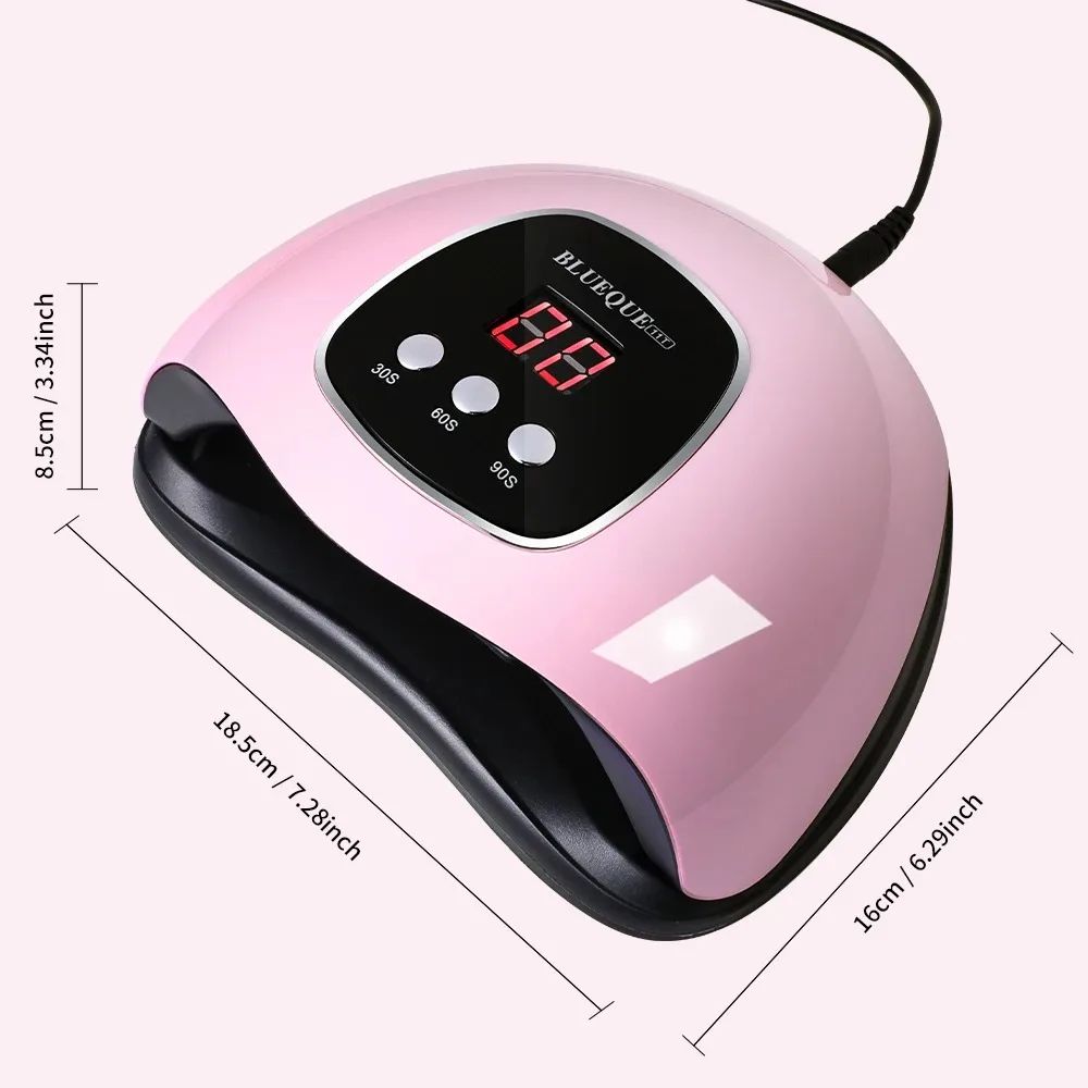 Professional Nail Lamp LED Manicure UV Lamp Nail Dryer for UV Gel LED Gel Nail Machine Smart Sensor USB Plug view 6