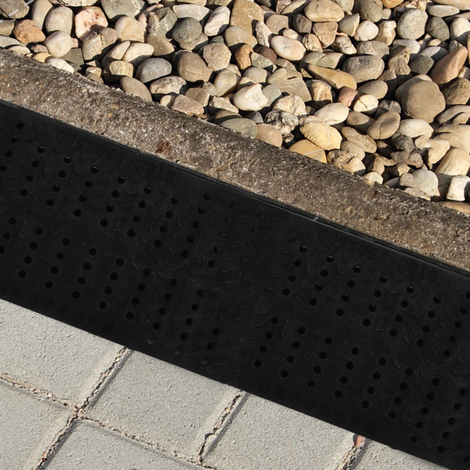 

Plastic Drain Non Slip Durable Round Hole Cover Gutter Downspout Driveway Water System Drain System Panel Traffic