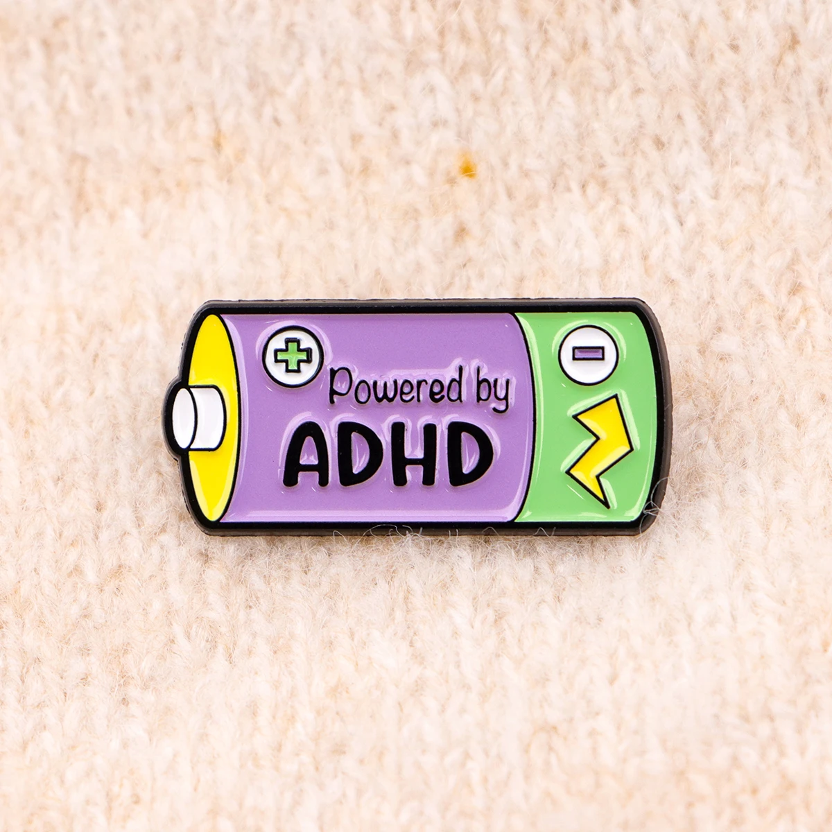 مضحك ADHD يقتبس المينا دبابيس الكرتون الحيوانات القطط بروش التلبيب شارة بدبوس على ظهره الملابس والاكسسوارات هدايا مجوهرات الأزياء #3