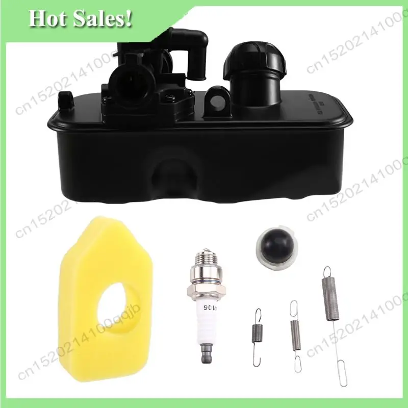 

-FDDT Fuel Gas Tank Carburetor Assembly Carb Kit 499809 For Briggs & Stratton 498809A 494406 Lawn Mower Accessories