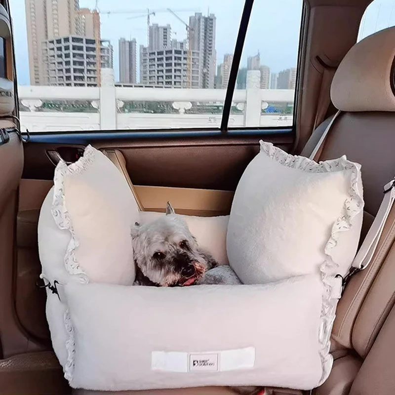 Premium Princess Style Dog Car Seat Dog  Seat Small to Medium Dogs