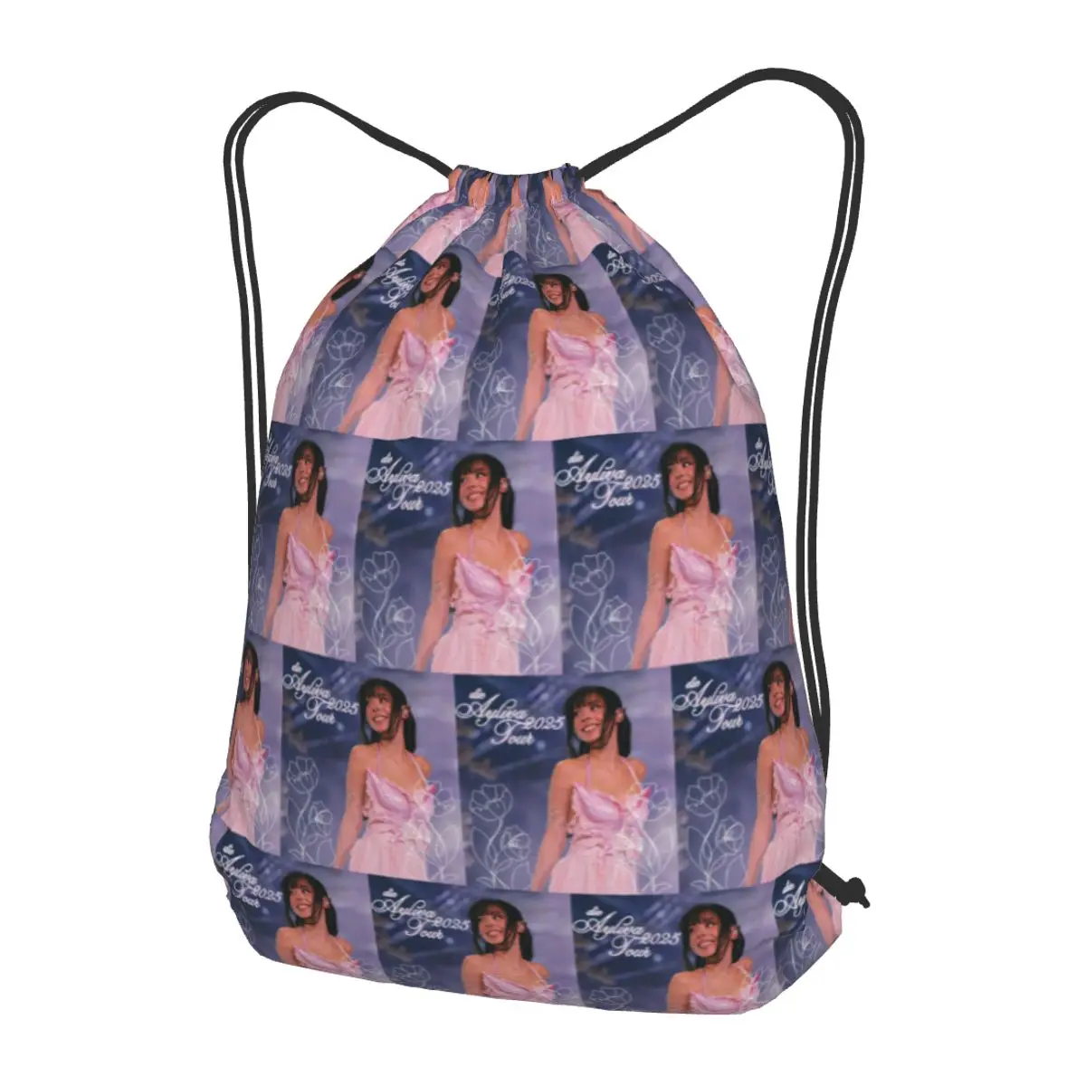 

A-Ayliva Cool Singer Tour Backpacks Multi-function Drawstring Bags Storage Bag Book Bags for Man Woman Students
